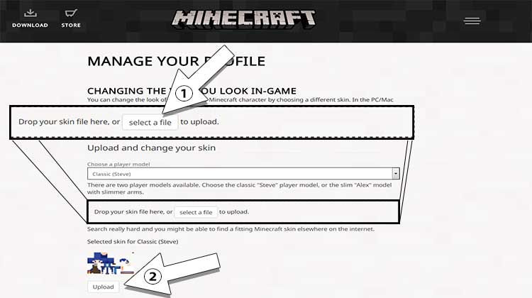 Minecraft スキンの変更方法を解説 新ランチャーから公式サイトまで 脱 初心者を目指すマインクラフト